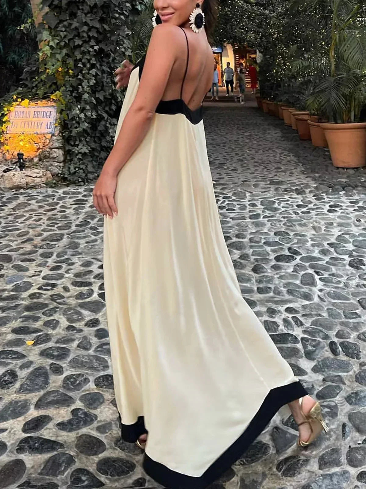Sicily Aesthetics Slip Long Dress - LA FEMME WANDERER