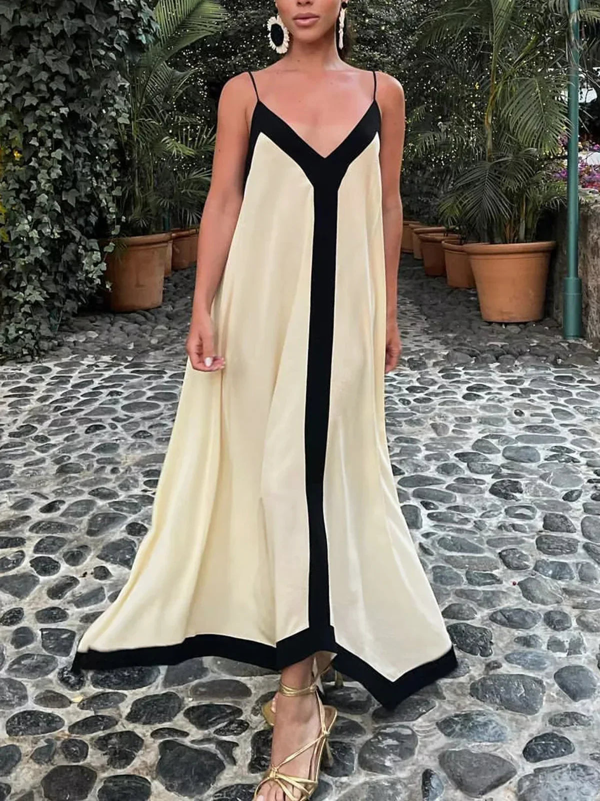 Sicily Aesthetics Slip Long Dress - LA FEMME WANDERER