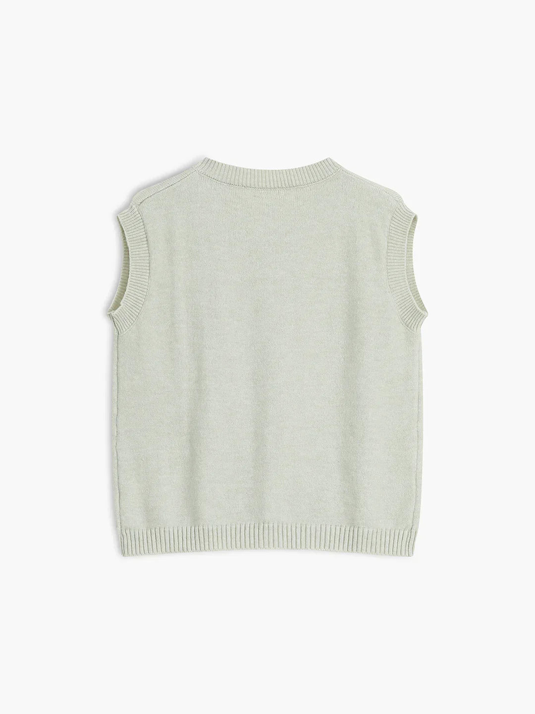 Single-breasted Casual Button Up Sweater Vest - LA FEMME WANDERER