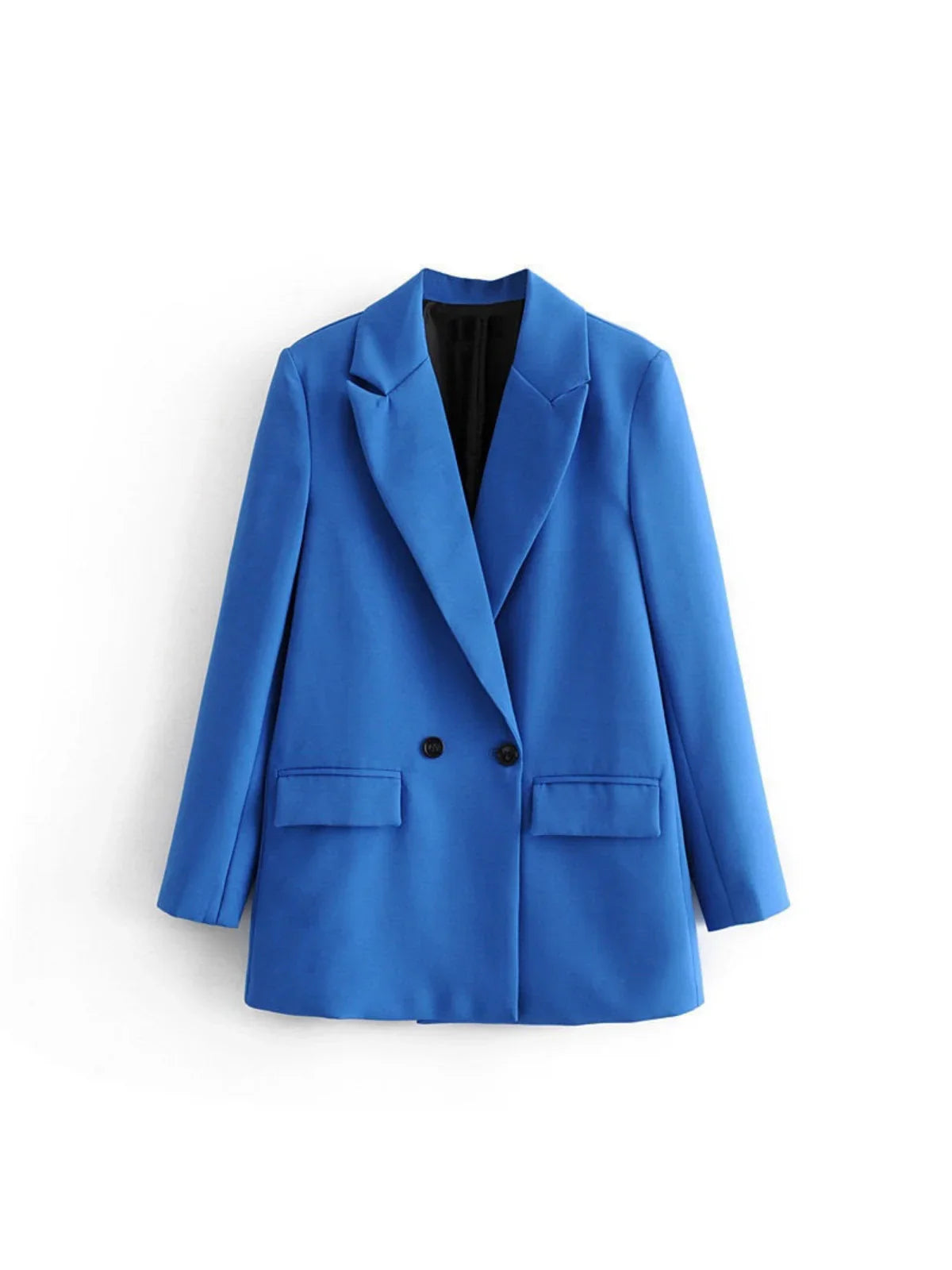 Always Chic Double Breasted Blazer - LA FEMME WANDERER