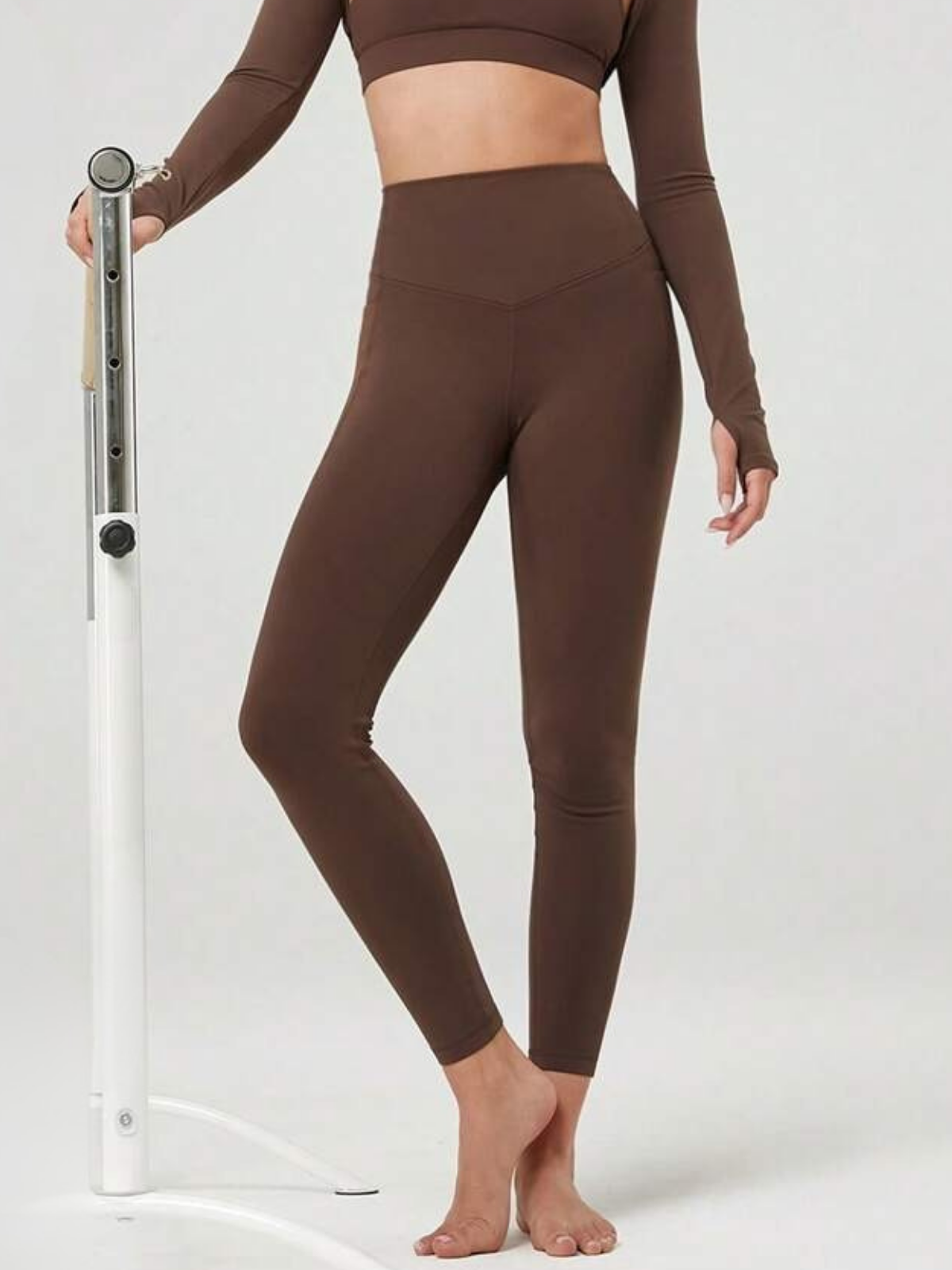 Soft Move High Rise Leggings AWith Four Way Stretch Tactel Fibre For Yoga Studio For All Levels