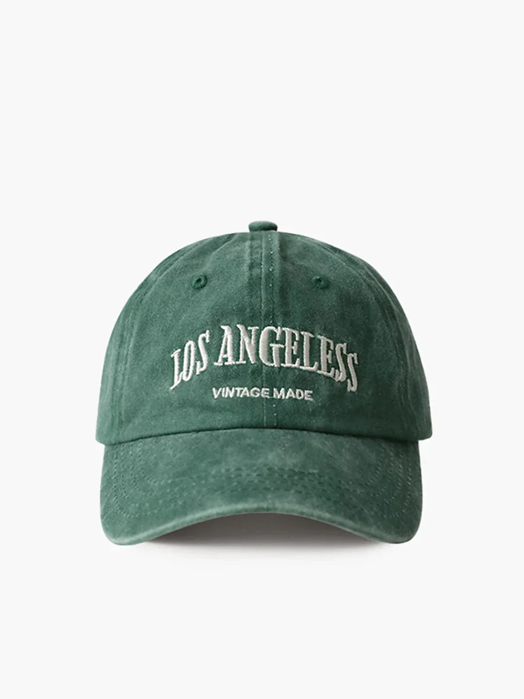 Vintage Design Embroidered Letters Cap - LA FEMME WANDERER