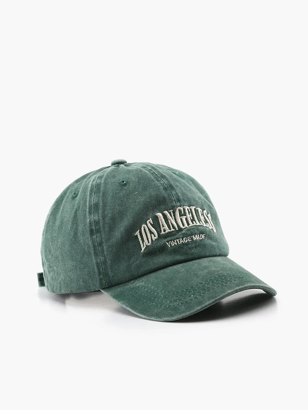 Vintage Design Embroidered Letters Cap - LA FEMME WANDERER
