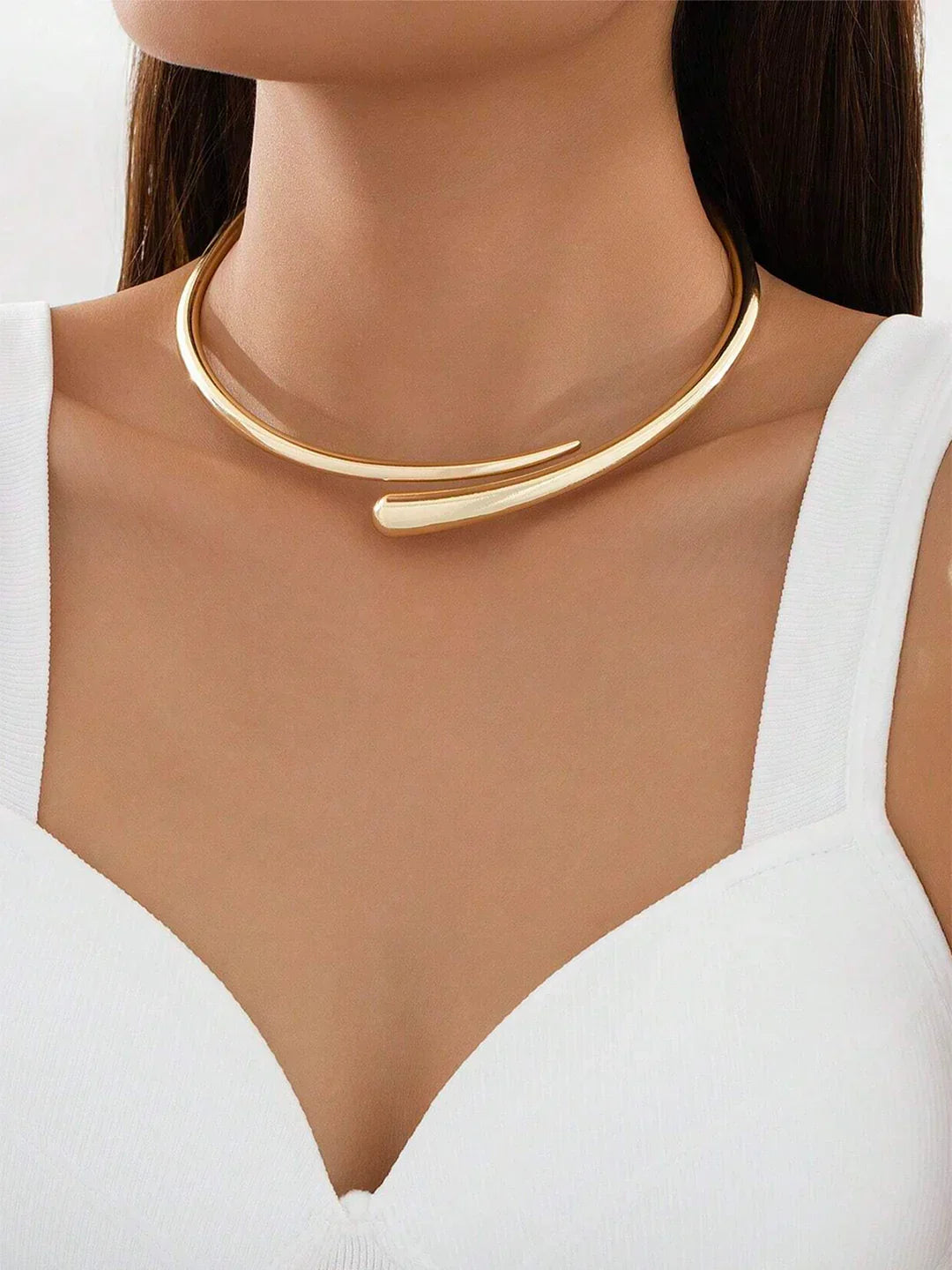 Always Chic Water Drop Open Choker - LA FEMME WANDERER