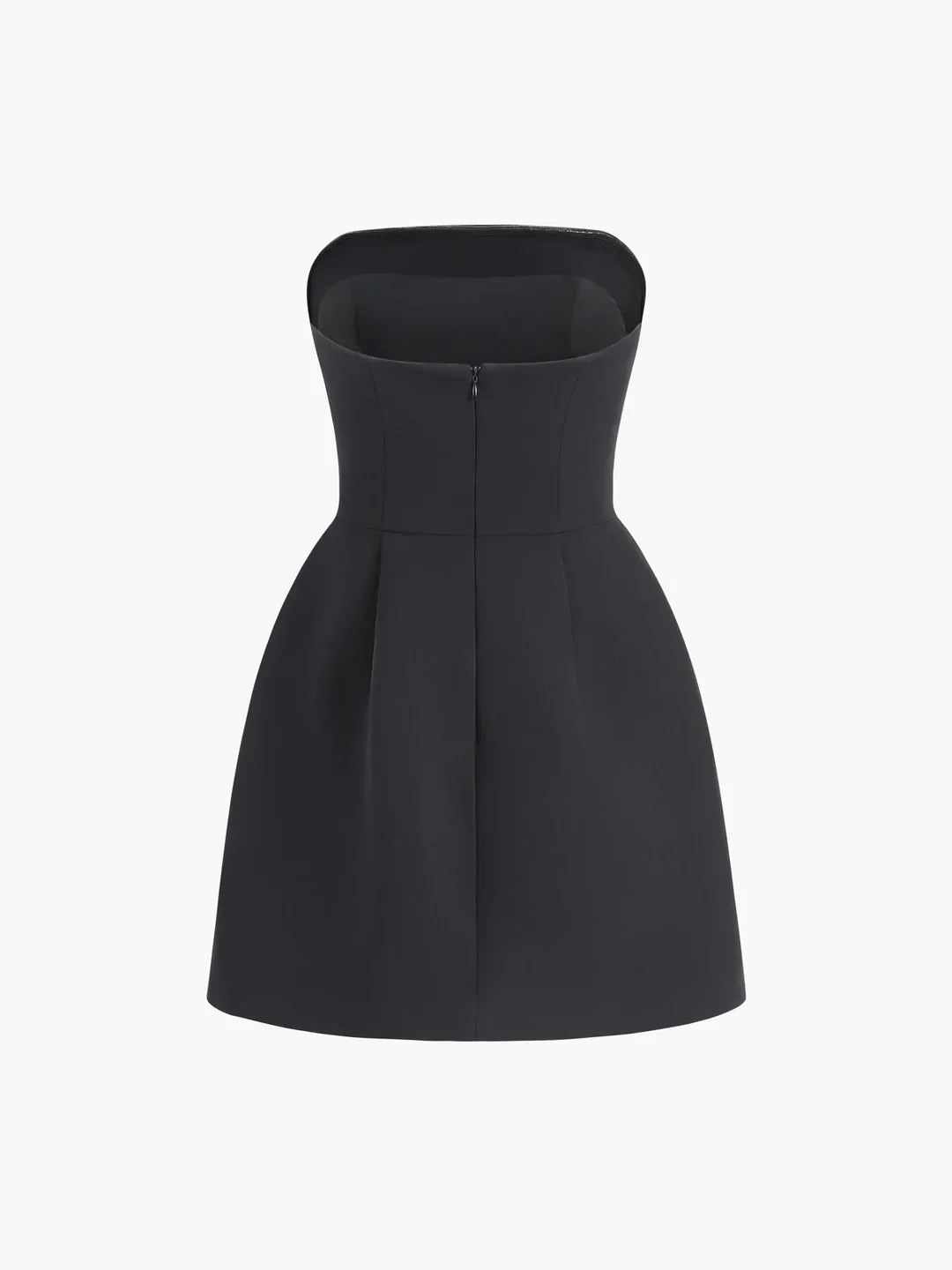 Always Elegant Solid Color Tube Mini Dress - LA FEMME WANDERER