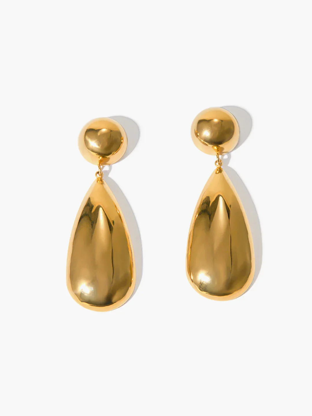 Stainless Steel Water Drop Earrings - LA FEMME WANDERER