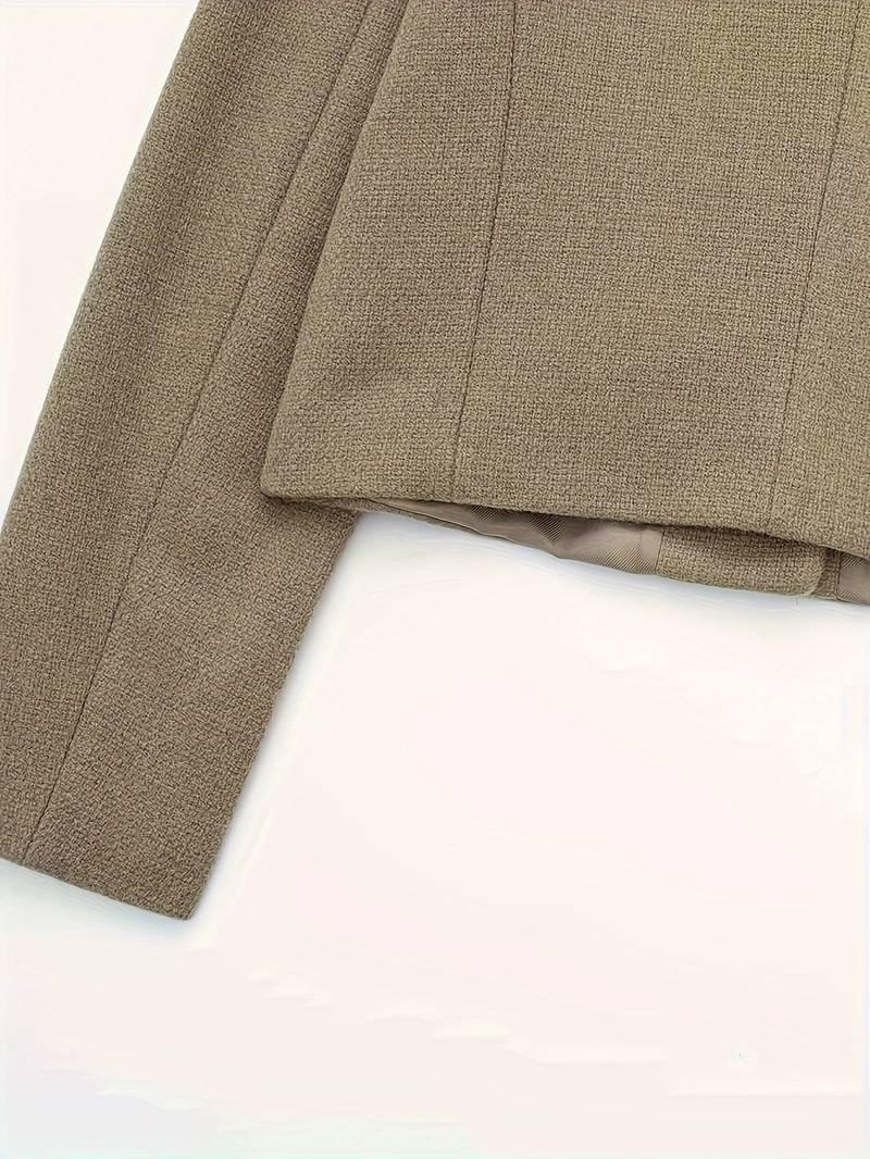 Classic Style Olive Green Cardigan - LA FEMME WANDERER