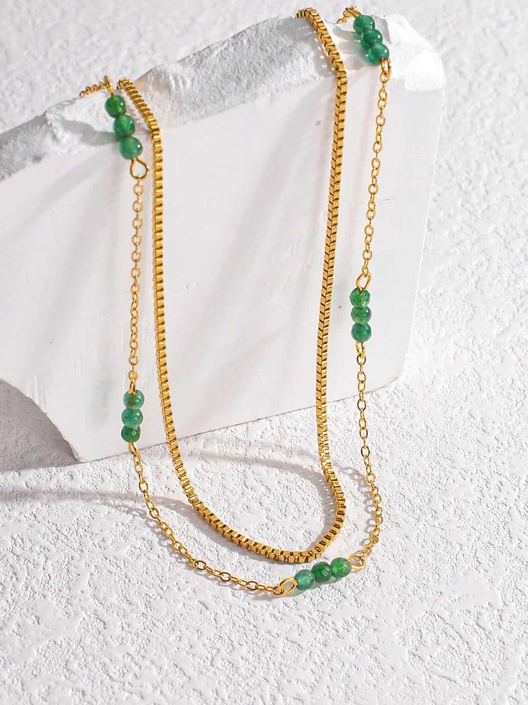 Minimalist Stackable Beaded Necklace - LA FEMME WANDERER