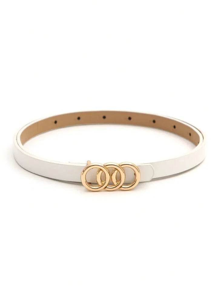 Triple Ring Minimalist Waist Belt - LA FEMME WANDERER
