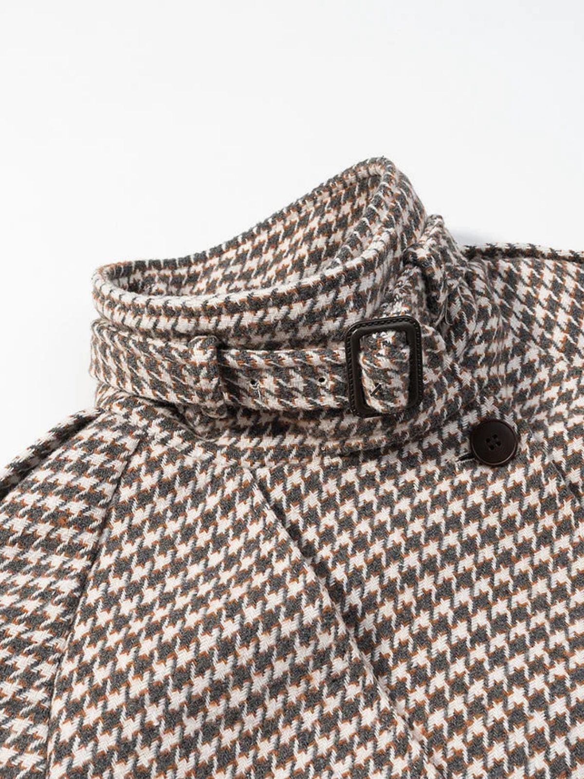 Vivienne Houndstooth 크롭 트렌치 재킷
